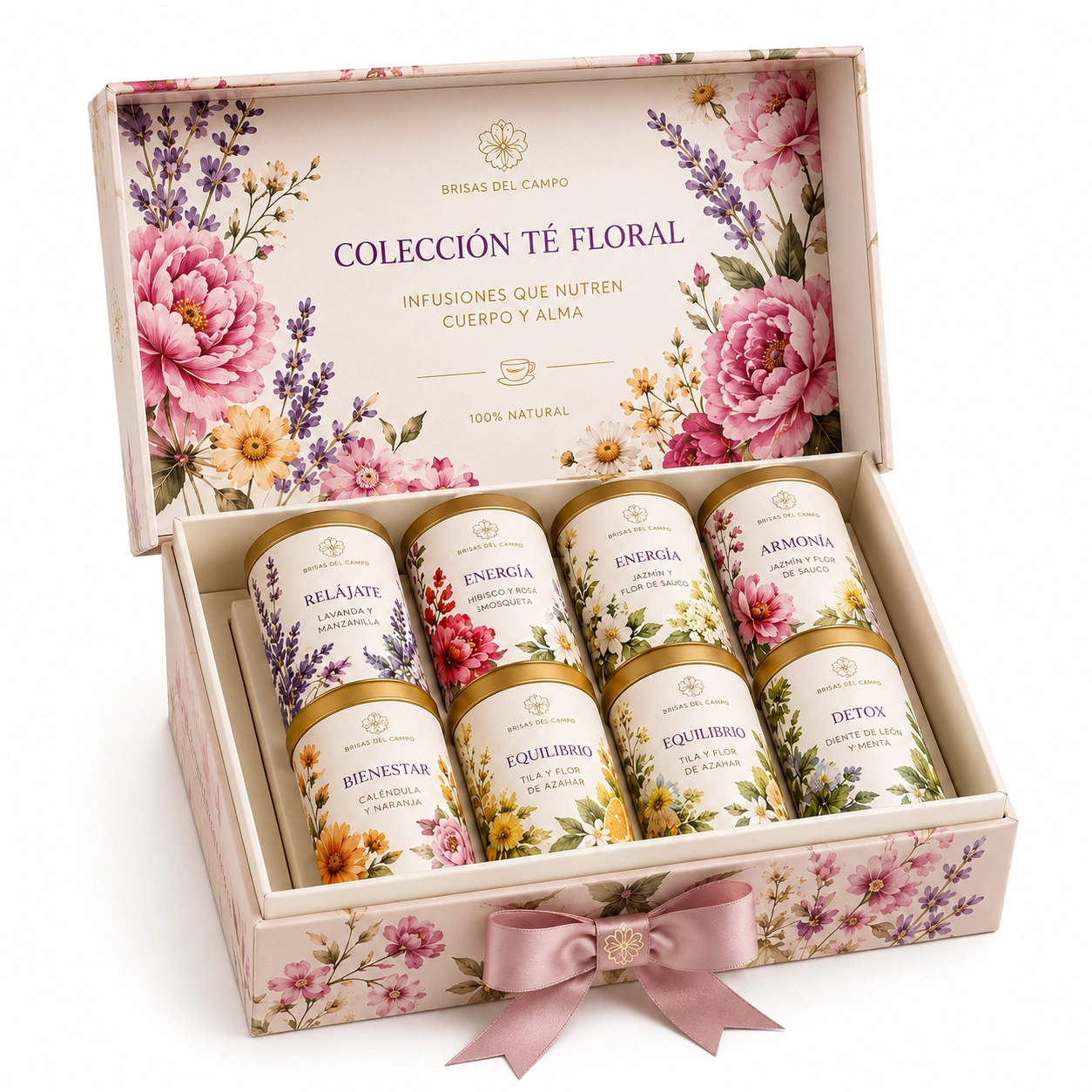 Coleccion Floral de Infusiones Naturales – 8 Sabores-ZenvoraNest